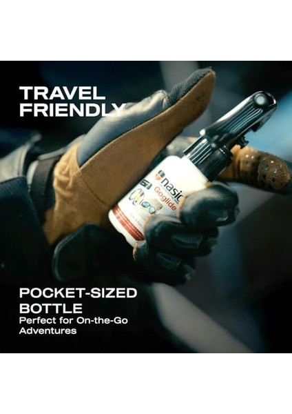 Nasiol Goglide Motosiklet ve Kask Vizörü Için Nano Yağmur Kaydırıcı-50 Ml-Su Itici,leke Önleyici,cam Bakımı, Motorsiklet Kask Su Itici fiyatları