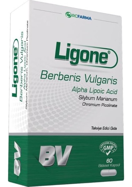 Ligone Berberis Complex 60 Kapsül Aromasız Renkli