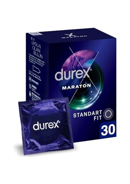 Durex Maraton Geciktiricili 30&apos;lu Prezervatif modelleri