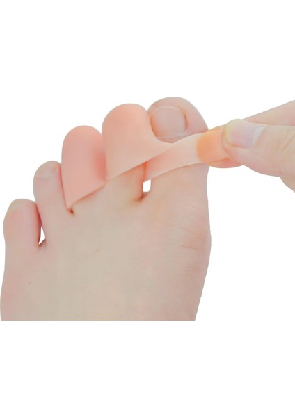 Bunyon Ayak Serçe Parmak Orta Parmak Yüzük Parmak Koruyucu Silikon Hortum Tırnak Batması Kemik Koruyucu