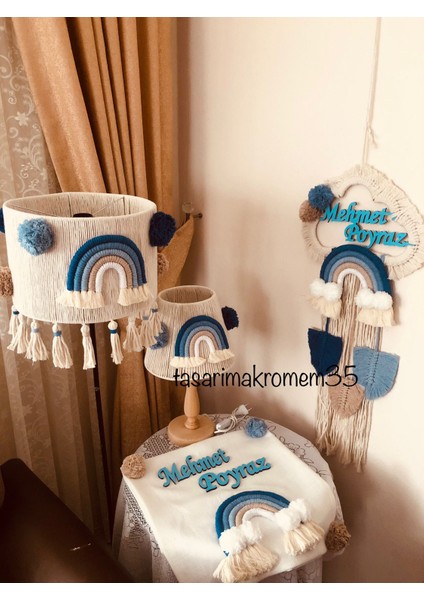 Makrome Avize-Abajur-Kapısüsü-Yastıkkılıfı