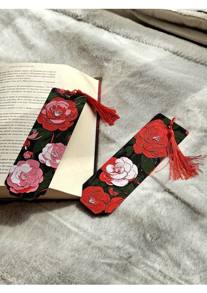 Gül Desenli Kabartmalı 2li Kitap Ayracı indirimleri