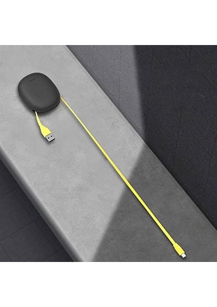 Go, 2.0 A Usb-A & Lightning Makaralı Şarj & Data Aktarım Kablosu, 1 Metre, Siyah - Sarı modelleri