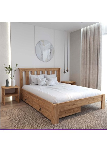 Atlantik 2 Çekmece Shark New Karyola