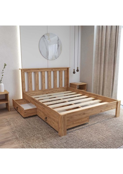 Atlantik 2 Çekmece Shark New Karyola modelleri