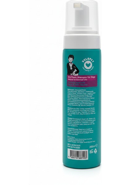 Köpekler Için Kuru Köpük Şampuan 200 ml fiyatları