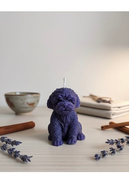 Köpek Figürlü Mum