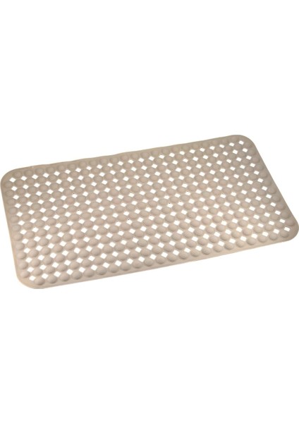 Mark Premium Serisi - Küvet Içi Kaydırmaz Yuvarlak Desenli Diktördgen Paspas 66,5 x 36,5 Cm, Taba