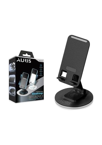 Tablet ve Cep Telefonu Standı Masaüstü Telefon Tutucu, 360 Derece Döner Ayarlanabilir Masaüstü Çok Amaçlı Telefon Tutucu Siyah (360AURIS) modelleri