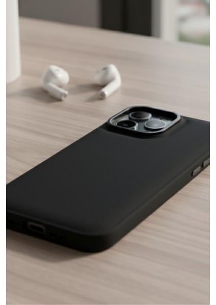 Iphone 14 Pro Max Uyumlu Kılıf Siyah Renk Darbe Emici Yumuşak Silikon Kapak fiyatları