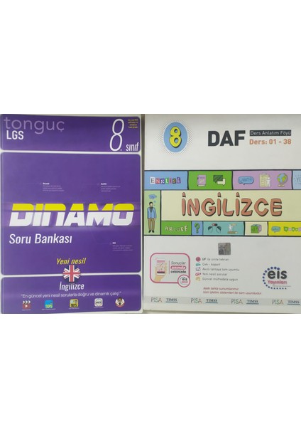 Tonguç Akademi Dinamo 8. Sınıf Ingilizce Soru Bankası+Eis Daf Ingilizce