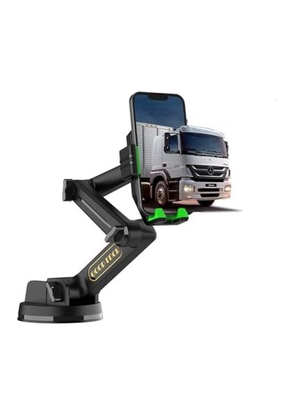 D001 Ağır Vasıta Araçlar Için Araç Tutucu Kamyon Tır Otobüs Ekskavatör Gibi Büyük Araçlar Için Büyük Boy ve Büyük Vakumlu Ergonomik Tasarım Aplus Kalite Memnuniyet Garantili Araç Telefon Tutucu modelleri