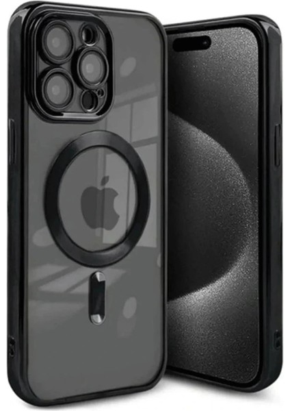 iPhone 15 Pro Max Kılıf Kross Magneticsafe Kapak - Siyah