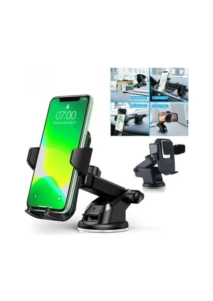 Araç Içi Akrobat Telefon Tutucu Oto Teleskopik Hareketli Vantuzlu Araba Tutacağı modelleri