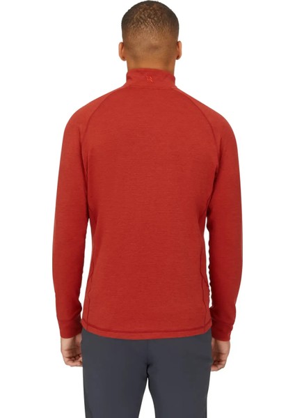 Nexus Pull-On Outdoor Erkek Baselayer Sweatshirt S - Kırmızı modelleri