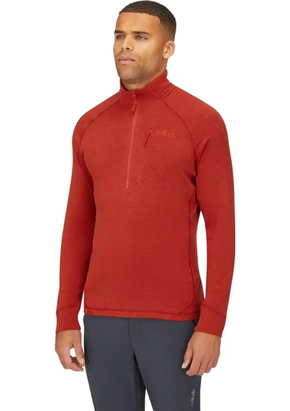 Nexus Pull-On Outdoor Erkek Baselayer Sweatshirt S - Kırmızı indirimleri