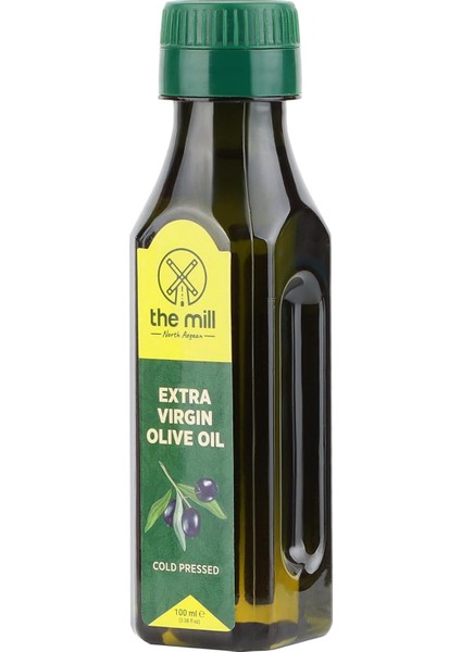 The Mill Natürel Sızma Zeytinyağı 100 ml - Pet Şişe - Soğuk Sıkım -%100 Doğal - Uluslararası Lezzet Enstitüsü 2021/2022/2023 Yılı Üstün 3 Yıldız Lezzet Ödülü - Maks. Asitlik%0,8 - Veganlara Uygun