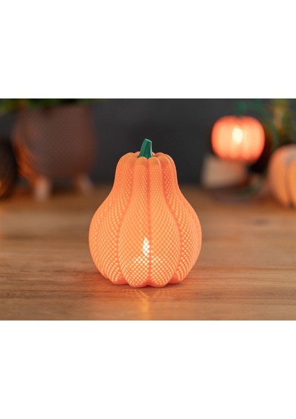 Cadılar Bayramı Balkabağı 2 Li Set (Tea Light Hediyeli) modelleri