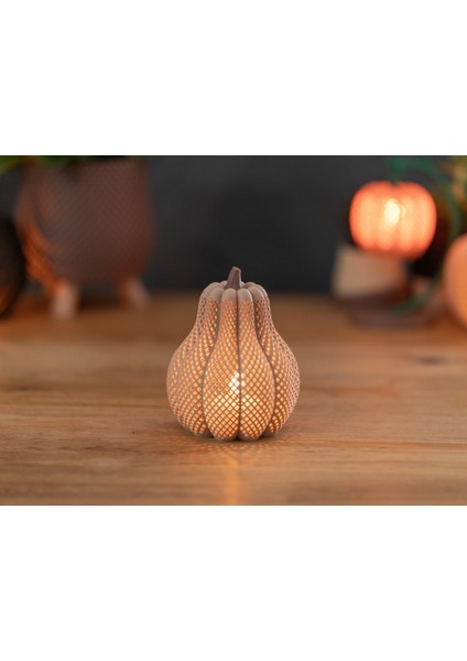 Cadılar Bayramı Balkabağı 2 Li Set (Tea Light Hediyeli) fırsatları