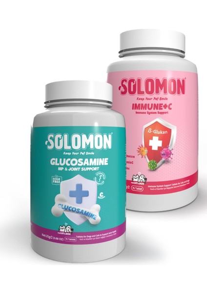 Solomon Eklem ve Bağışıklık Seti (Immune C & Glucosamine) modelleri