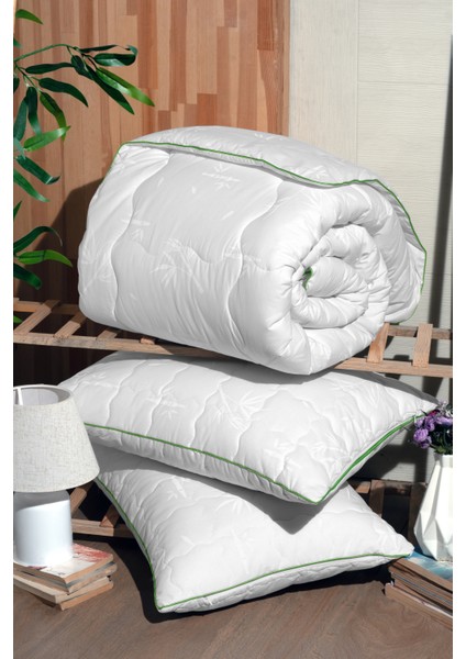 Doğal Bambu Yorgan -Çift Kişilik Bambu Yorgan -Özel Çantalı