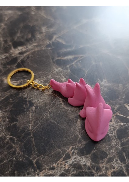 3D Ejderha Anahtarlık