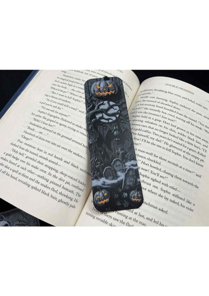 Halloween Kabartmalı Kitap Ayracı 3lü Set ( Hp Seçmen Şapka Anahtarlık Hediyeli ) modelleri