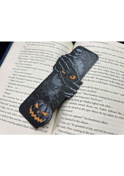 Halloween Kabartmalı Kitap Ayracı 3lü Set ( Hp Seçmen Şapka Anahtarlık Hediyeli ) fırsatları