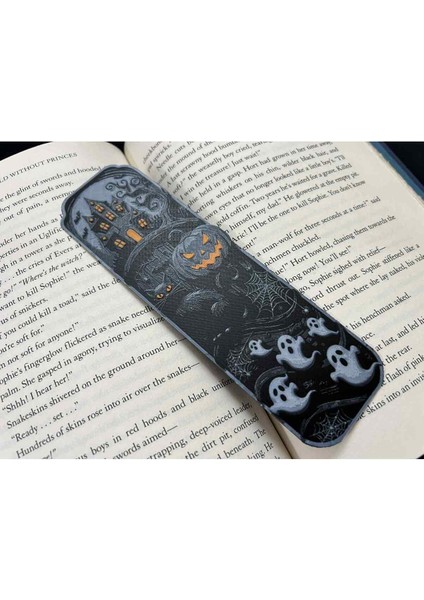Halloween Kabartmalı Kitap Ayracı 3lü Set ( Hp Seçmen Şapka Anahtarlık Hediyeli ) indirimleri