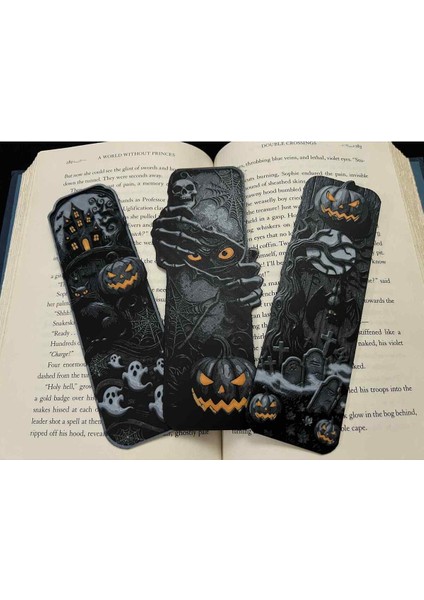 Halloween Kabartmalı Kitap Ayracı 3lü Set ( Hp Seçmen Şapka Anahtarlık Hediyeli )