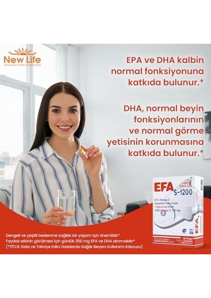 New Life Efa S-1200 45 Kapsül fiyatları