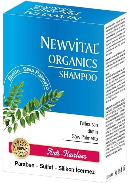 Rc Farma Newvital Organics Dökülme Karşıtı Şampuan 300 ml