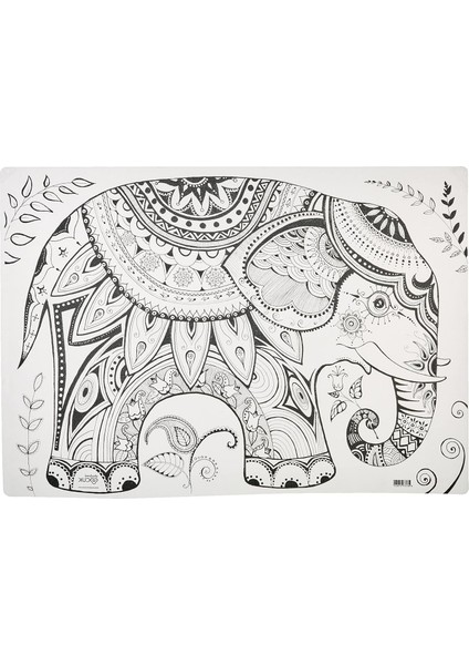 Çocuk Mat Fil Mandala