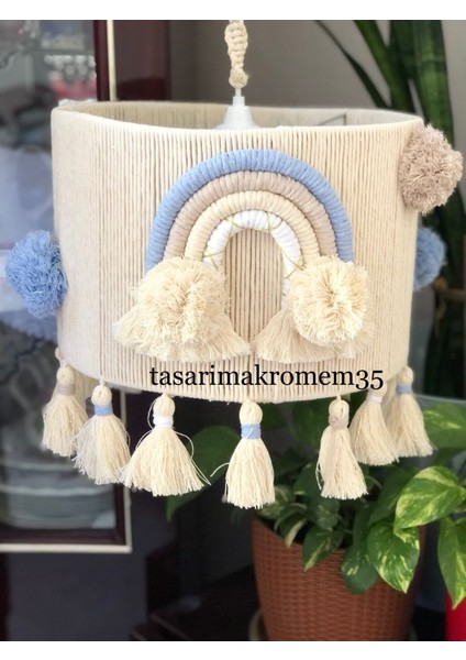 Makrome Avize Bebe Mavi