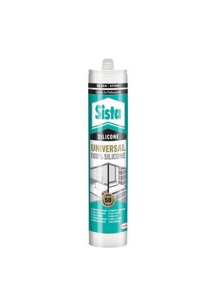 Universal Silikon Kartuş Siyah 310 ml