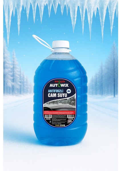Kışlık Antifrizli Cam Suyu 5 Lt -30 Derece