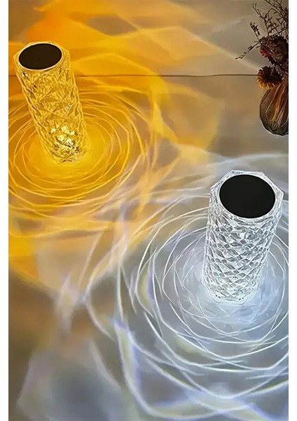 Diamond Table Lamp USB Charging Touch Lamp Kumandalı ve Dokunmatik Kristal Masa Lambası fiyatları