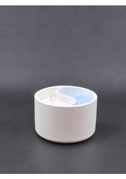 Dekoratif Ying Yang Kokulu Toz (Inci) Mum modelleri