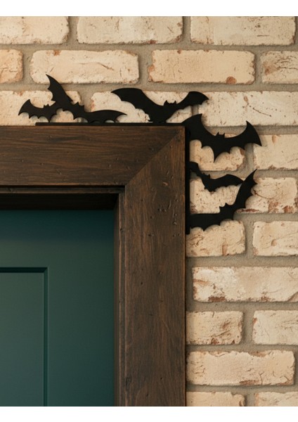 Halloween Yarasa Kapı Üstü Köşe Dekoru fiyatları