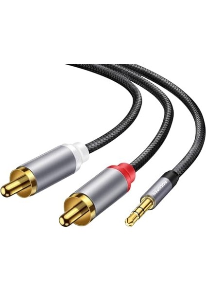3.5mm Aux To Rca Hi-Fi Ses Kablosu 50 cm modelleri
