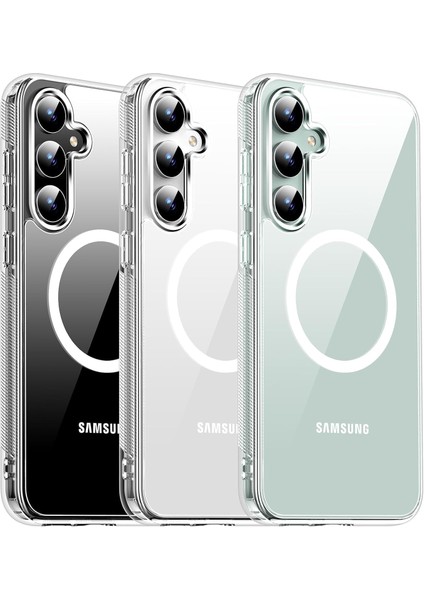 S23 Fe Için Kılıf Şeffaf Kamera Korumalı Uyumlu Telefon Kılıfı