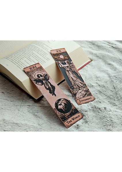 Major Arcana Tarot Seri 8 Kabartmalı Kitap Ayracı 2li Set fiyatları