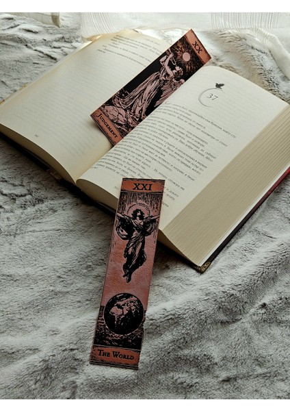 Major Arcana Tarot Seri 8 Kabartmalı Kitap Ayracı 2li Set modelleri