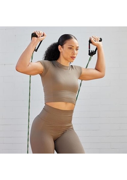 Sprı Örgülü Xertube Direnç Bantları - Erkekler ve Kadınlar Için Birinci Sınıf Egzersiz Bandı - Ev Spor Salonu Fitness Antrenmanı Için Egzersiz Ekipmanları - Güç, Ağırlık ve Direnç Için Konforlu modelleri