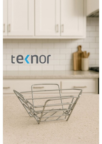 2'li Üçgen Sepet, Meyve Sepeti, Ekmek Sepeti, Modern Tel Sepet indirimleri