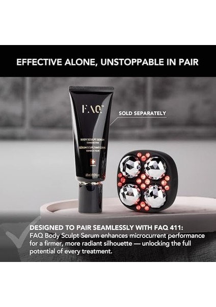 Faq Body Sculpt Serum – Peptitler ve Deniz Yosunu Içeren Hyaluronik Asit Serumu ve Vücut Nemlendiricisi – Selülit Masaj Aleti ve Sıkılaştırıcı Rutinler Için Iletken Vücut Losyonu