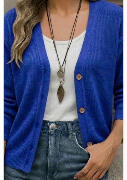 Düğme Detay Triko Bluz fiyatları