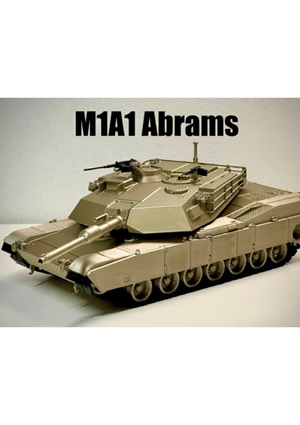 Abd M1A1 Abrams Tank Model Kiti 1/35 Ölçekli