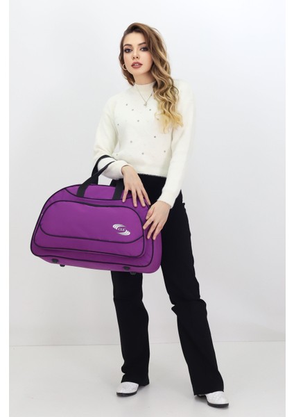 Mor Spor ve Seyahat Çantası – Ayakkabı Bölmeli, Su Geçirmez, Omuz Askılı Antrenman Çantası fırsatları