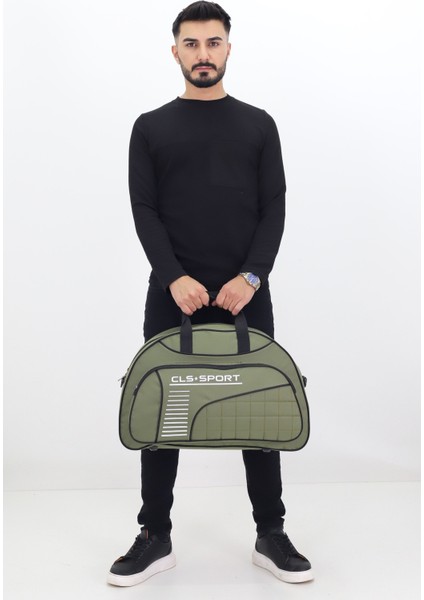 Yeşil Spor ve Seyahat Çantası – Ayakkabı Bölmeli, Su Geçirmez, Omuz Askılı Antrenman Çantası